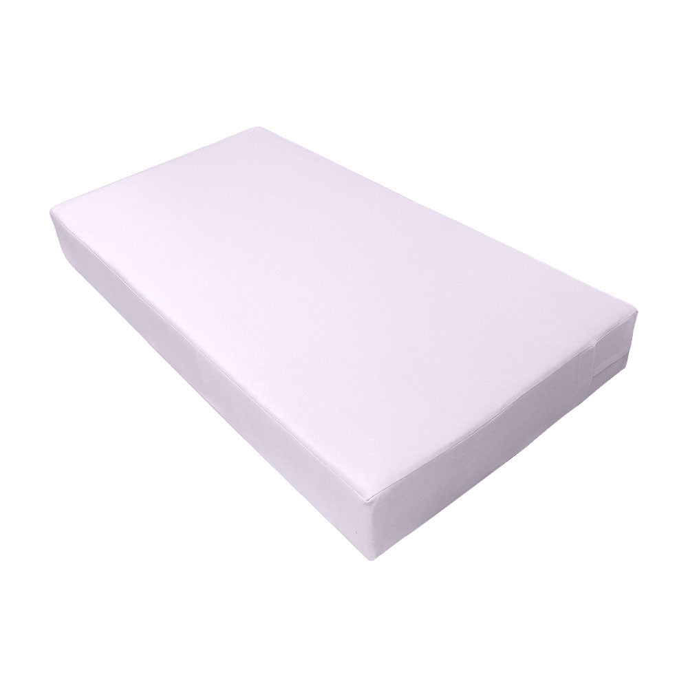 STYLE 1 - Mattress & Pillow Bolster Cushion Cover and Insert for Outdoor Indoor Daybed Porch Swing Bed Crib Size