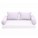 STYLE 1 Pillow & Bolster Cushion for Outdoor Indoor Daybed Porch Swing Bed Queen Size | COVERS ONLY |