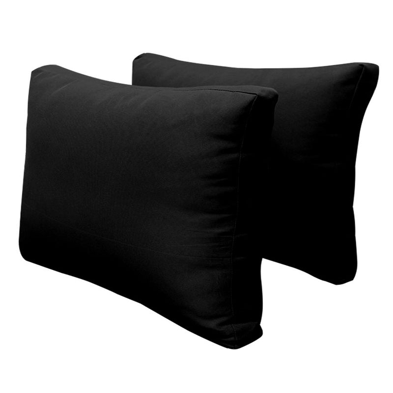 STYLE 1 - Outdoor Daybed Cover Mattress Cushion Pillow Insert Full Size