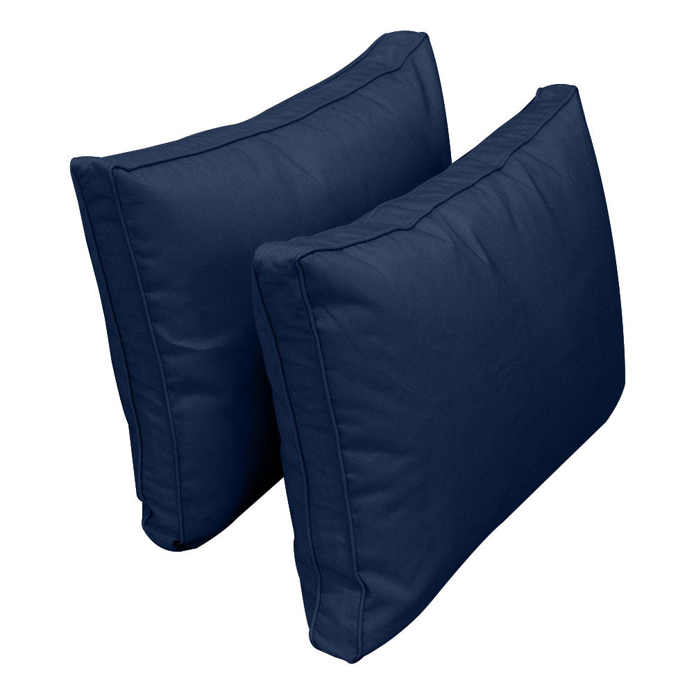 STYLE 1 - Mattress & Pillow Bolster Cushion Cover and Insert for Outdoor Indoor Daybed Porch Swing Bed Crib Size