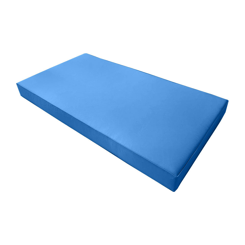 STYLE 1 - Mattress & Pillow Bolster Cushion Cover and Insert for Outdoor Indoor Daybed Porch Swing Bed Crib Size