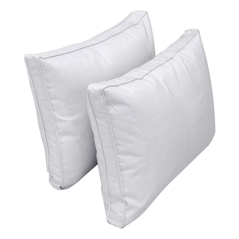 STYLE 1 - Mattress & Pillow Bolster Cushion Cover and Insert for Outdoor Indoor Daybed Porch Swing Bed Crib Size