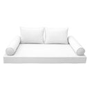 STYLE 1 - Outdoor Daybed Cover Mattress Cushion Pillow Insert Queen Size