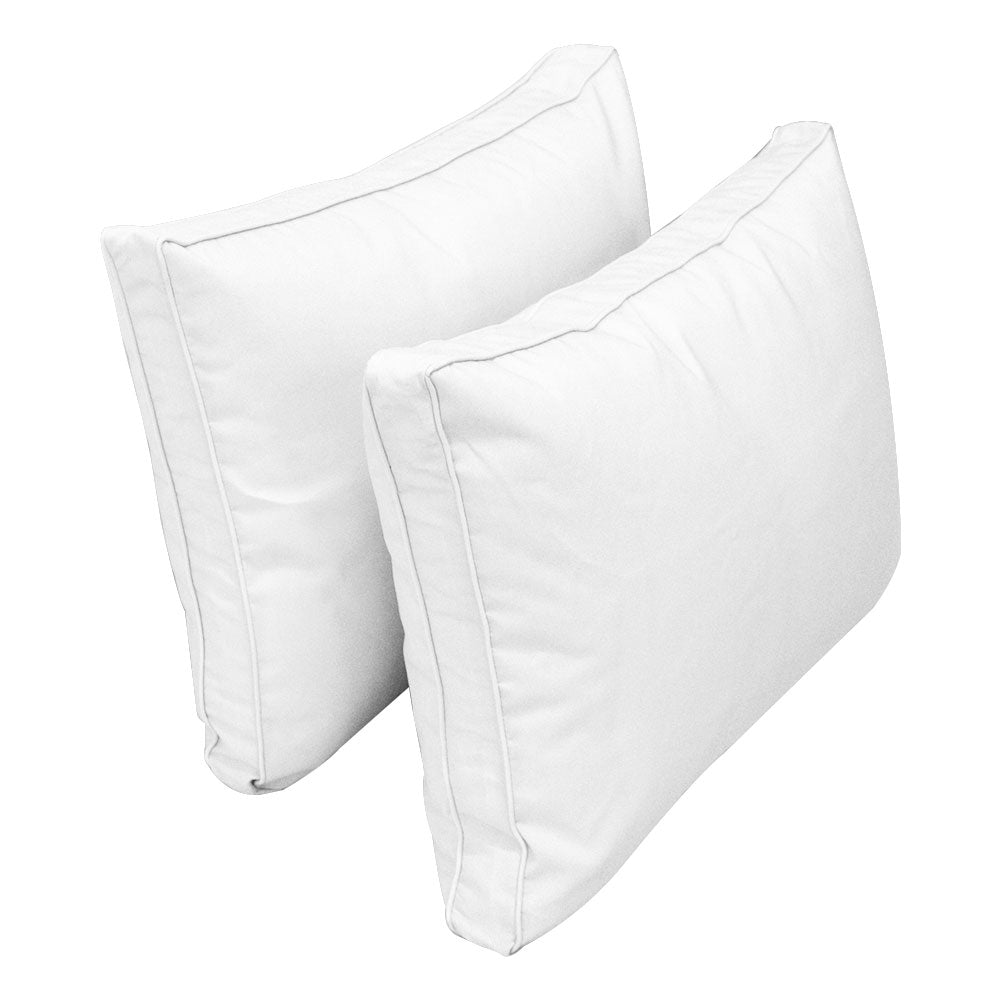 STYLE 1 - Mattress & Pillow Bolster Cushion Cover and Insert for Outdoor Indoor Daybed Porch Swing Bed Crib Size