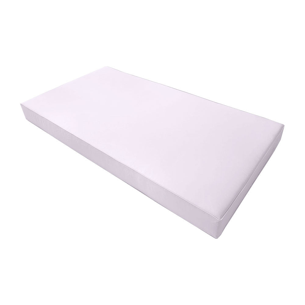 STYLE 1 - Mattress & Pillow Bolster Cushion Cover and Insert for Outdoor Indoor Daybed Porch Swing Bed Crib Size