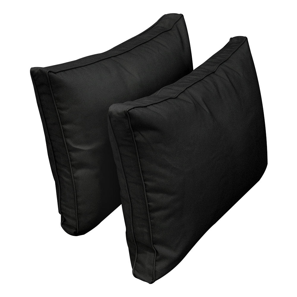 STYLE 1 - Mattress & Pillow Bolster Cushion Cover and Insert for Outdoor Indoor Daybed Porch Swing Bed Crib Size
