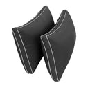 STYLE 2 Pillow & Bolster Cushion for Outdoor Indoor Daybed Porch Swing Bed Queen Size | COVERS ONLY |