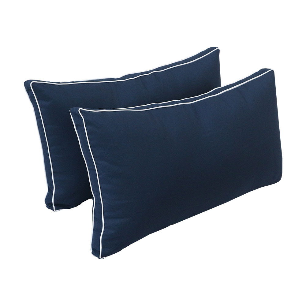 STYLE 2 - Mattress & Pillow Bolster Cushion Cover and Insert for Outdoor Indoor Daybed Porch Swing Bed Crib Size