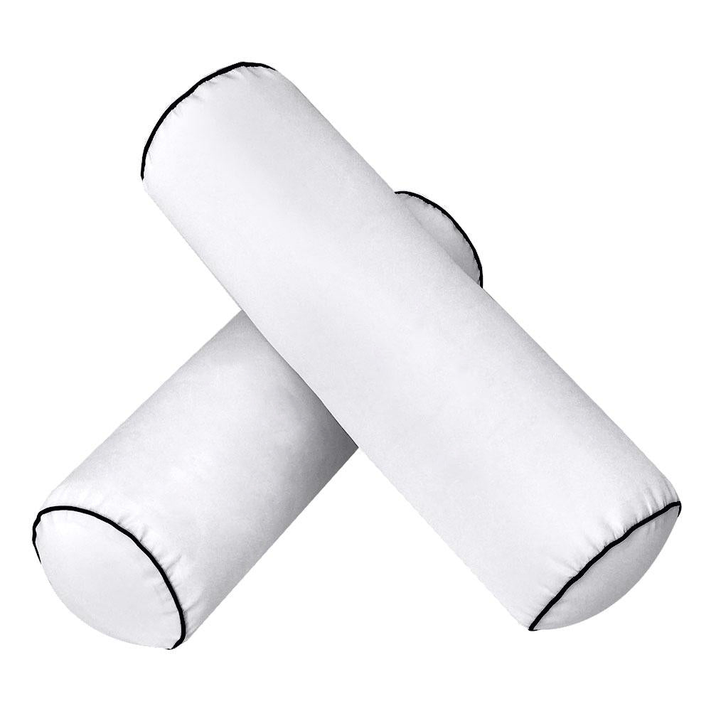 STYLE 2 - Mattress & Pillow Bolster Cushion Cover and Insert for Outdoor Indoor Daybed Porch Swing Bed Twin-XL Size