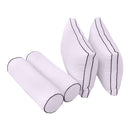 STYLE 2 - Outdoor Daybed Cover Mattress Cushion Pillow Insert Twin-XL Size