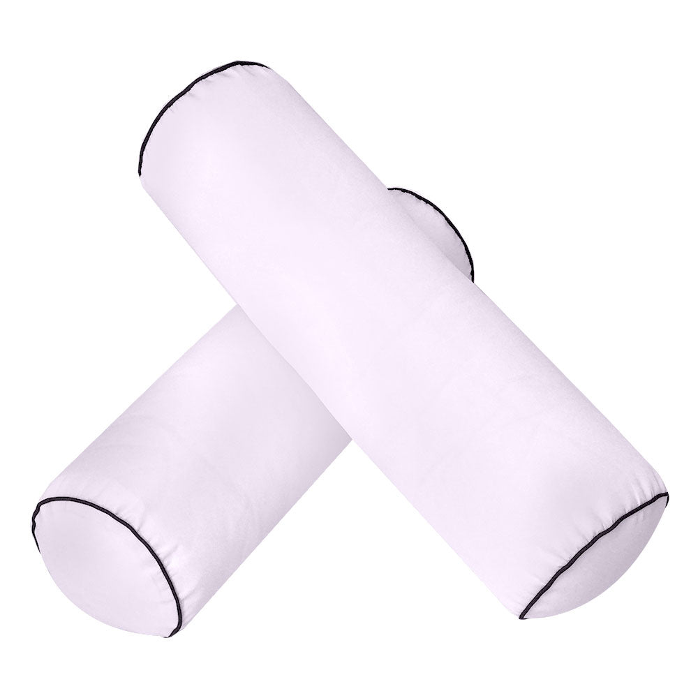 STYLE 2 - Mattress & Pillow Bolster Cushion Cover and Insert for Outdoor Indoor Daybed Porch Swing Bed Crib Size