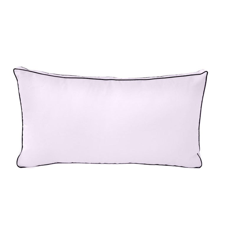 STYLE 2 - Pillow & Bolster Cushion for Outdoor Indoor Daybed Porch Swing Bed Crib Size | COVERS ONLY |