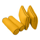 STYLE 2 - Outdoor Daybed Cover Mattress Cushion Pillow Insert Crib Size