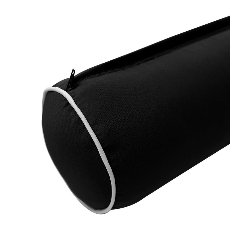 STYLE 6 - Bolster Pillow for Outdoor Indoor Daybed Porch Swing Bed Twin-XL Size | COVERS ONLY |