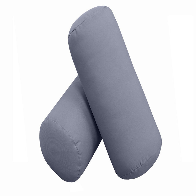 STYLE 2 - Mattress & Pillow Bolster Cushion for Outdoor Indoor Daybed Porch Swing Bed Full Size | COVERS ONLY |