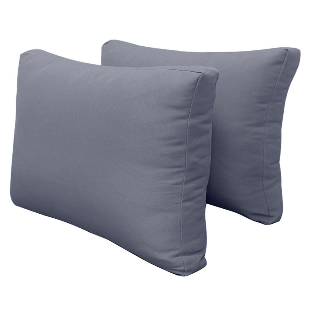 STYLE 2 - Mattress & Pillow Bolster Cushion Cover and Insert for Outdoor Indoor Daybed Porch Swing Bed Crib Size
