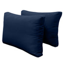 STYLE 2 - Mattress & Pillow Bolster Cushion for Outdoor Indoor Daybed Porch Swing Bed Full Size | COVERS ONLY |