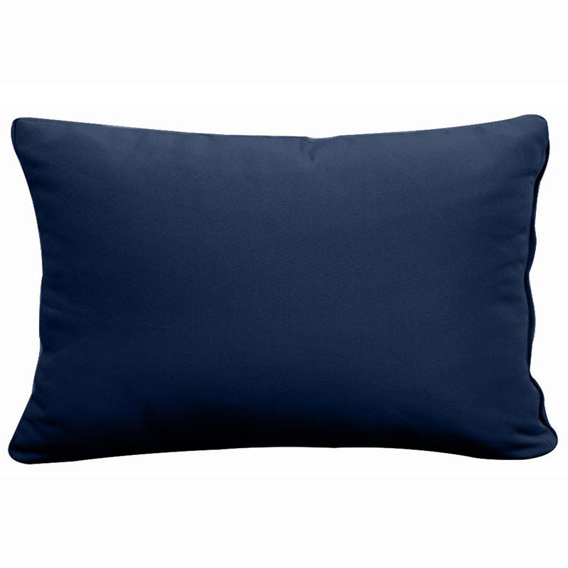 STYLE 2 - Pillow & Bolster Cushion for Outdoor Indoor Daybed Porch Swing Bed Crib Size | COVERS ONLY |