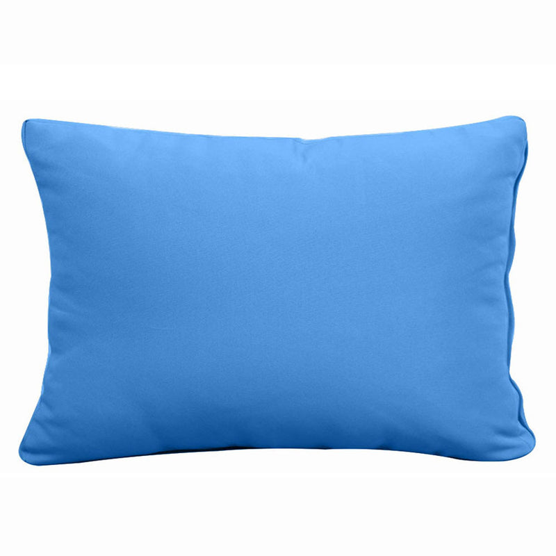 STYLE 2 - Pillow & Bolster Cushion for Outdoor Indoor Daybed Porch Swing Bed Crib Size | COVERS ONLY |