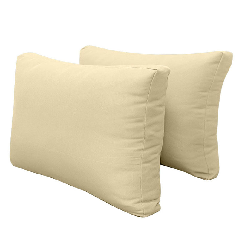 STYLE 2 - Outdoor Daybed Cover Mattress Cushion Pillow Insert Queen Size