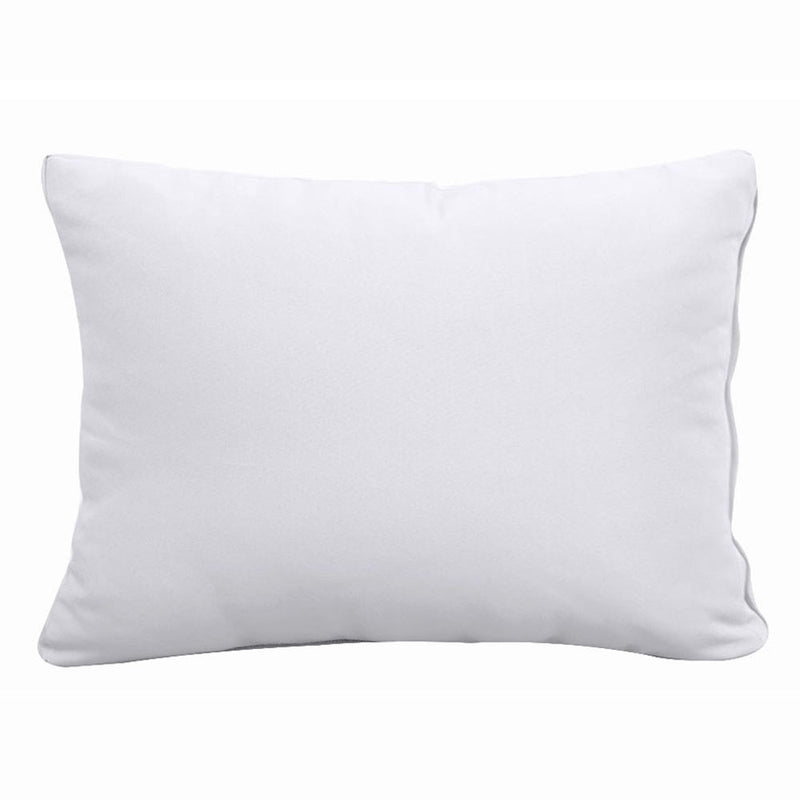 STYLE 2 - Pillow & Bolster Cushion for Outdoor Indoor Daybed Porch Swing Bed Crib Size | COVERS ONLY |