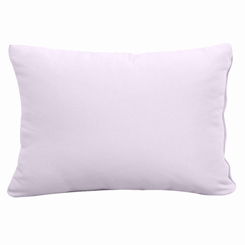 STYLE 2 - Pillow & Bolster Cushion for Outdoor Indoor Daybed Porch Swing Bed Crib Size | COVERS ONLY |
