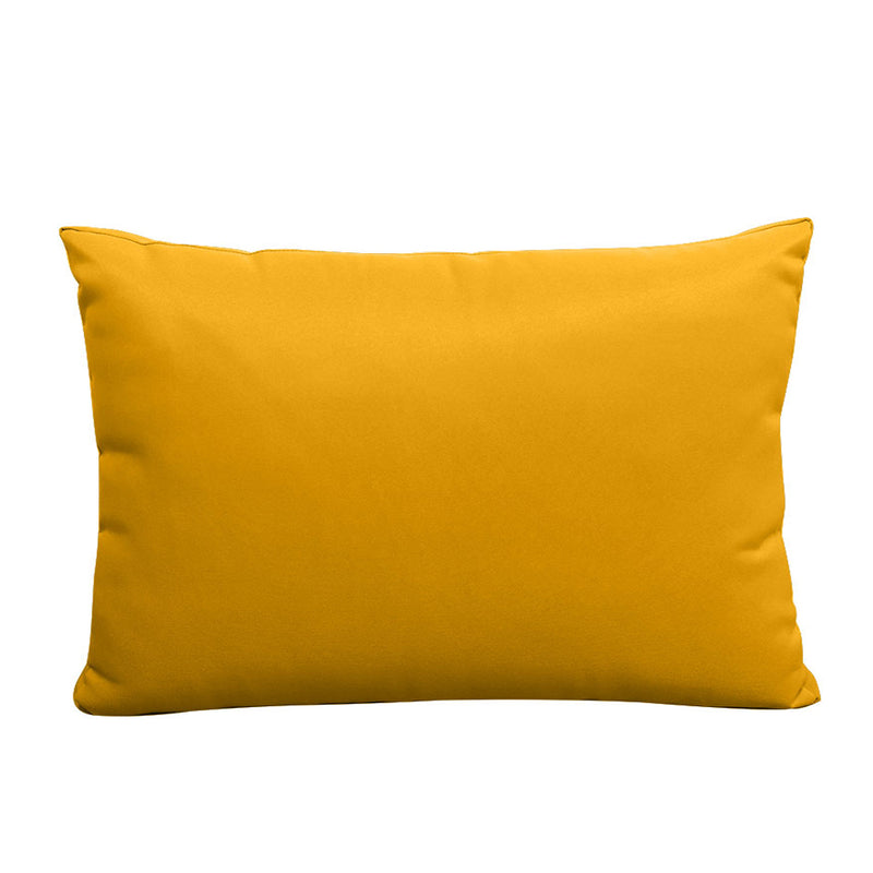 STYLE 2 - Pillow & Bolster Cushion for Outdoor Indoor Daybed Porch Swing Bed Crib Size | COVERS ONLY |