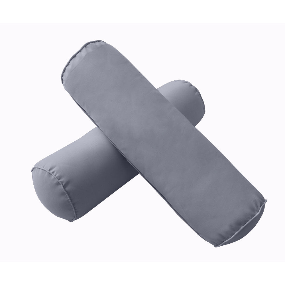 STYLE 2 - Mattress & Pillow Bolster Cushion Cover and Insert for Outdoor Indoor Daybed Porch Swing Bed Twin-XL Size