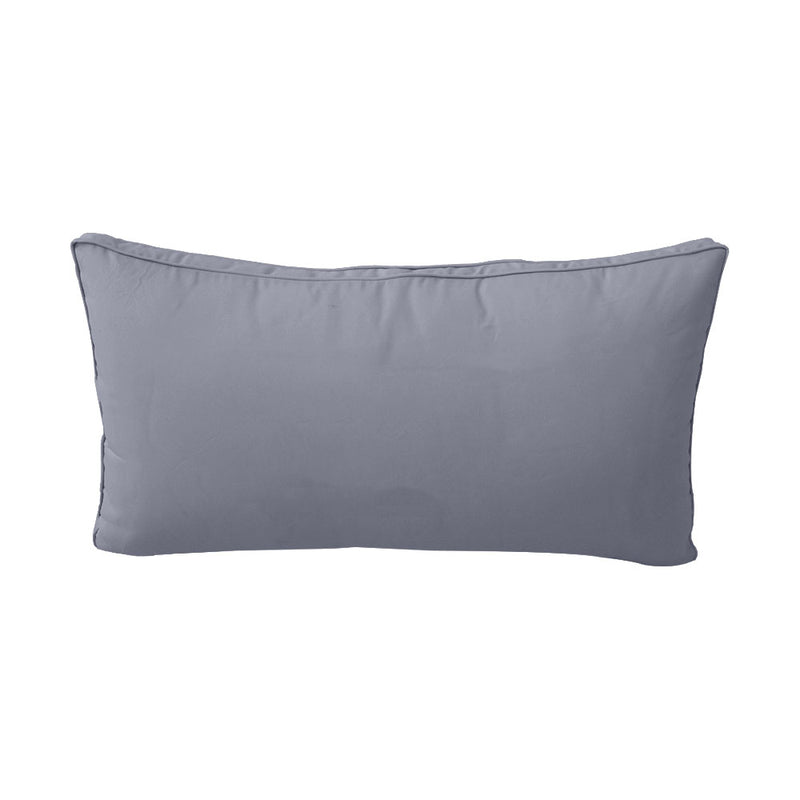 STYLE 2 - Pillow & Bolster Cushion for Outdoor Indoor Daybed Porch Swing Bed Crib Size | COVERS ONLY |