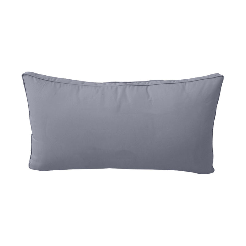 STYLE 2 - Outdoor Daybed Bolster Backrest Pillow Cushion Full Size |COVERS ONLY|