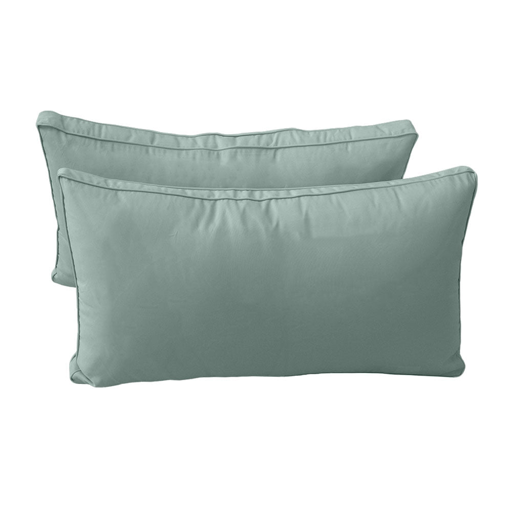 STYLE 2 - Mattress & Pillow Bolster Cushion Cover and Insert for Outdoor Indoor Daybed Porch Swing Bed Twin-XL Size