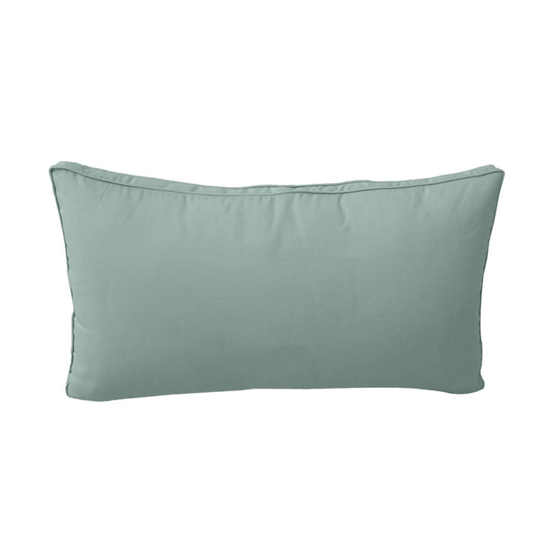 STYLE 2 - Outdoor Daybed Bolster Backrest Pillow Cushion Crib Size |COVERS ONLY|