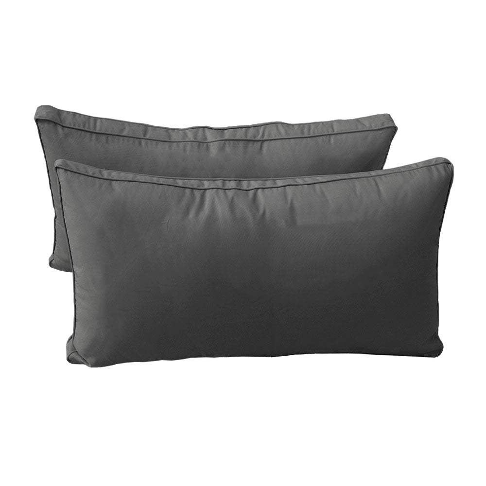 STYLE 2 - Mattress & Pillow Bolster Cushion Cover and Insert for Outdoor Indoor Daybed Porch Swing Bed Crib Size