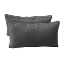 STYLE 2 Pillow & Bolster Cushion for Outdoor Indoor Daybed Porch Swing Bed Twin Size | COVERS ONLY |