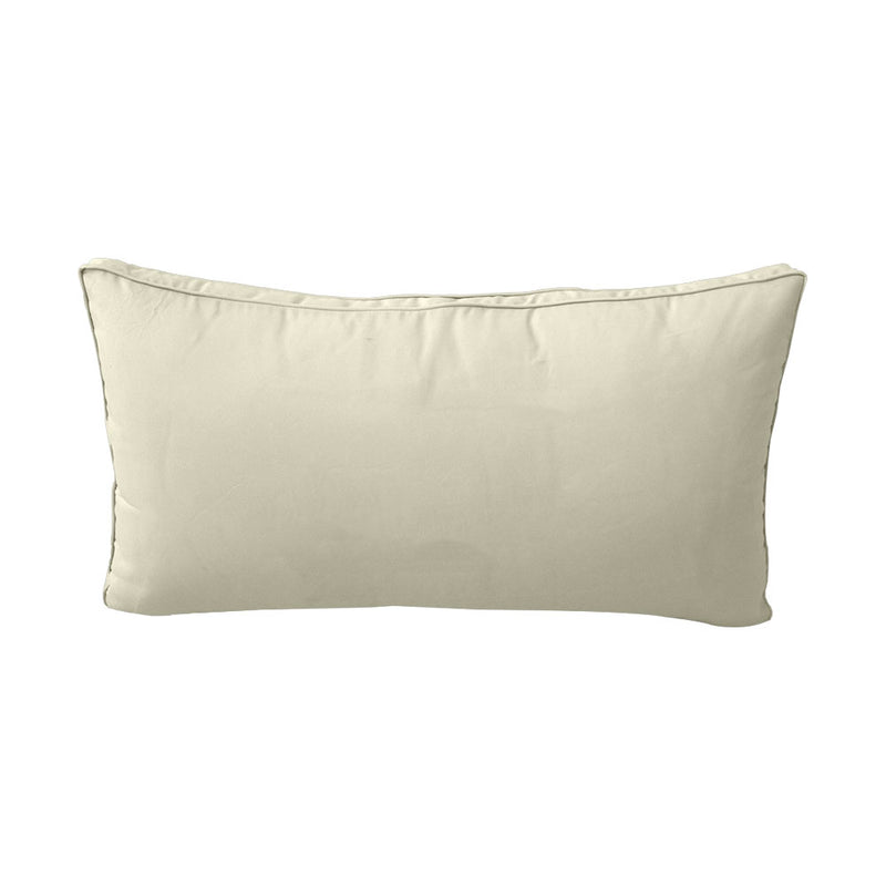 STYLE 2 Pillow & Bolster Cushion for Outdoor Indoor Daybed Porch Swing Bed Full Size | COVERS ONLY |