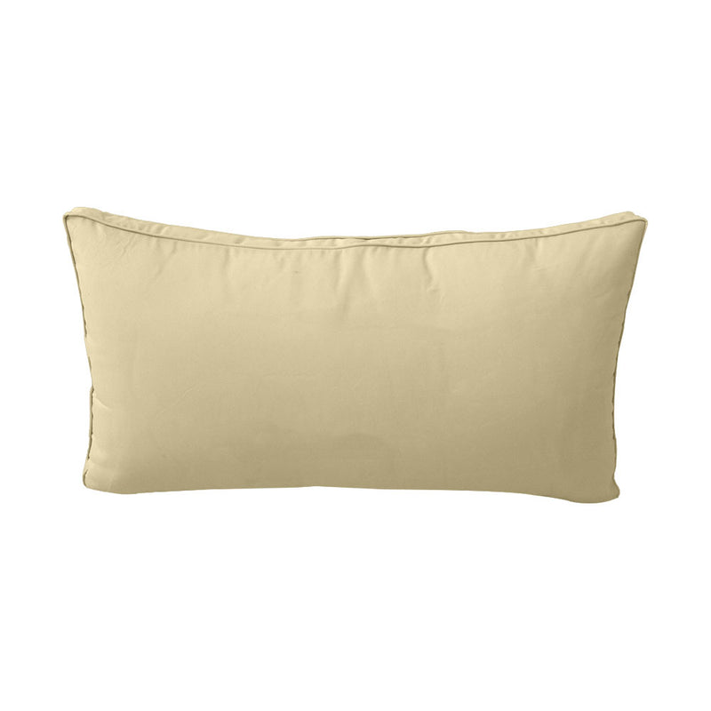 STYLE 2 - Pillow & Bolster Cushion for Outdoor Indoor Daybed Porch Swing Bed Crib Size | COVERS ONLY |