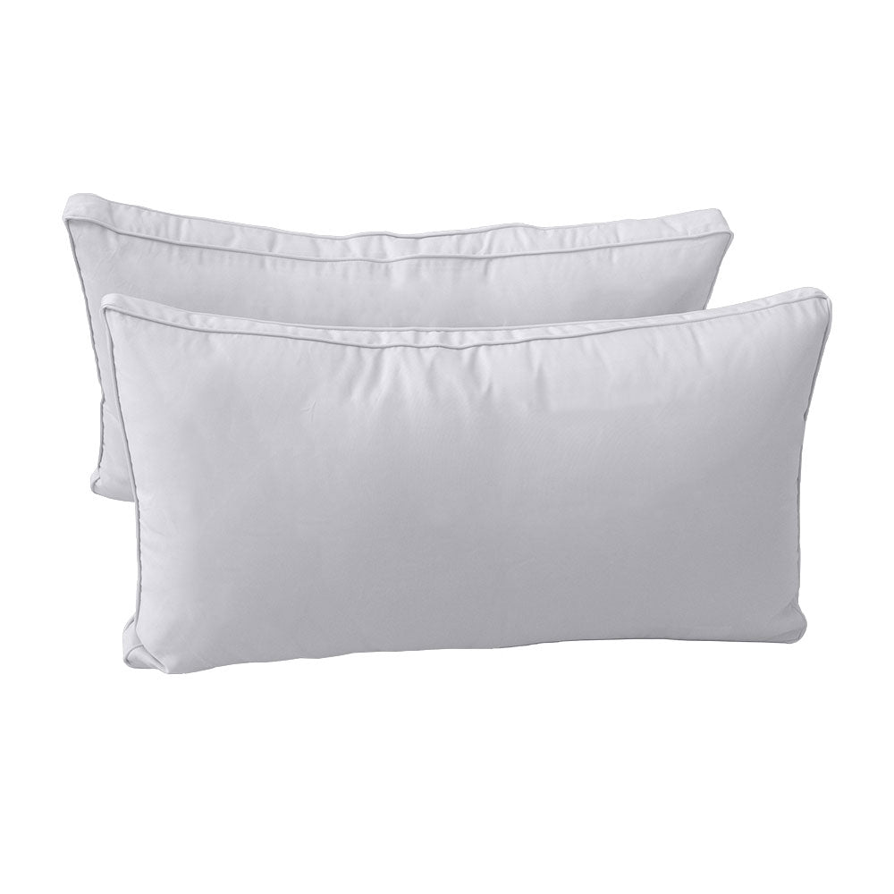 STYLE 2 - Mattress & Pillow Bolster Cushion Cover and Insert for Outdoor Indoor Daybed Porch Swing Bed Twin-XL Size