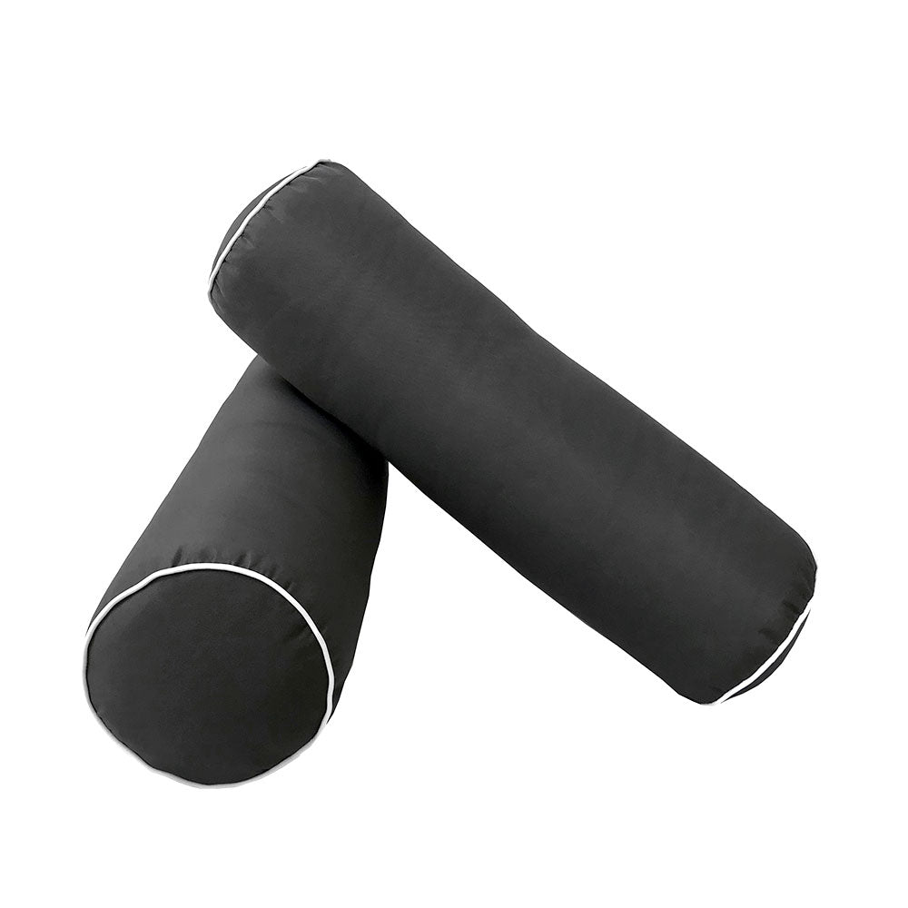 STYLE 3 - Mattress & Pillow Bolster Cushion Cover and Insert for Outdoor Indoor Daybed Porch Swing Bed Crib Size