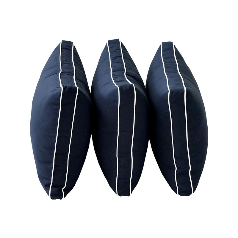 STYLE 3 - Outdoor Daybed Cover Mattress Cushion Pillow Insert Twin Size