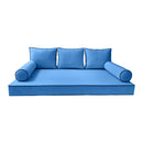 STYLE 3 - Outdoor Daybed Cover Mattress Cushion Pillow Insert Full Size