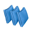 STYLE 3 - Mattress & Pillow Bolster Cushion for Outdoor Indoor Daybed Porch Swing Bed Queen Size | COVERS ONLY |