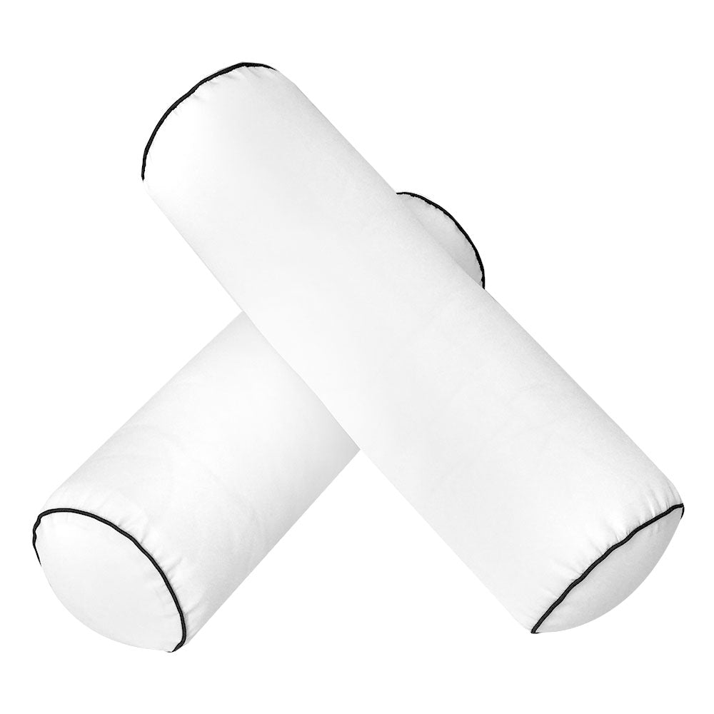 STYLE 3 - Mattress & Pillow Bolster Cushion Cover and Insert for Outdoor Indoor Daybed Porch Swing Bed Twin-XL Size