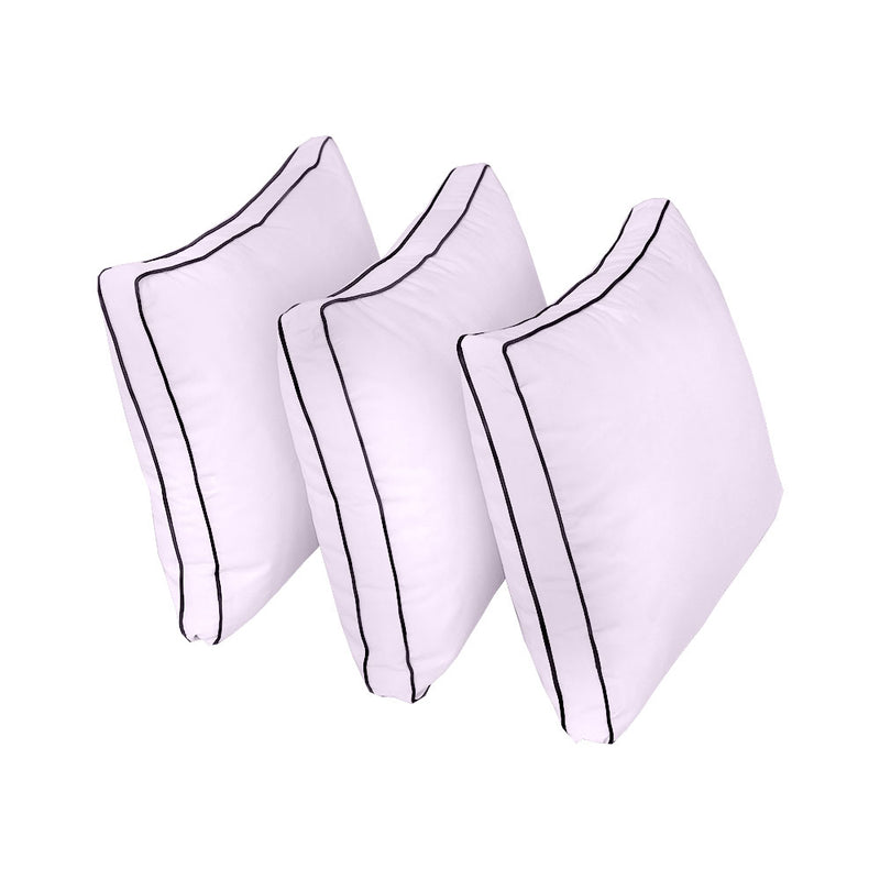 STYLE 3 - Outdoor Daybed Cover Mattress Cushion Pillow Insert Twin Size