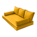 STYLE 3 - Outdoor Daybed Cover Mattress Cushion Pillow Insert Crib Size