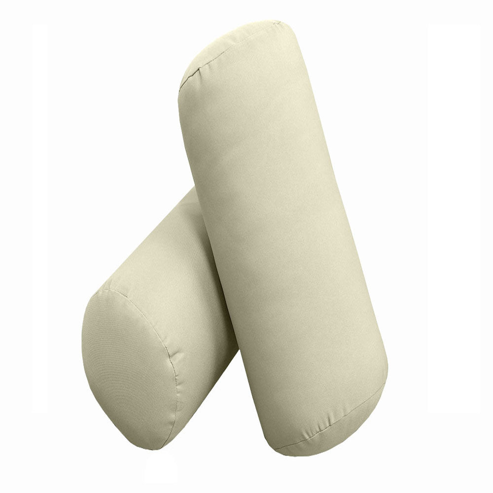 STYLE 3 - Mattress & Pillow Bolster Cushion Cover and Insert for Outdoor Indoor Daybed Porch Swing Bed Twin-XL Size