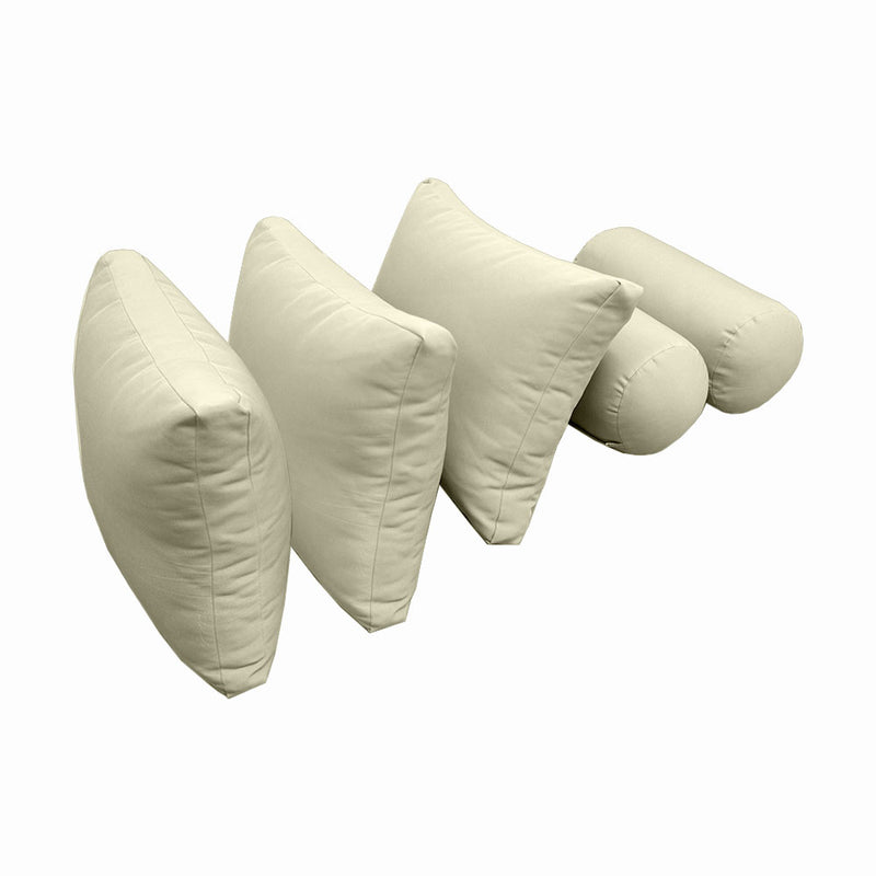 STYLE 3 - Outdoor Daybed Cover Mattress Cushion Pillow Insert Twin Size