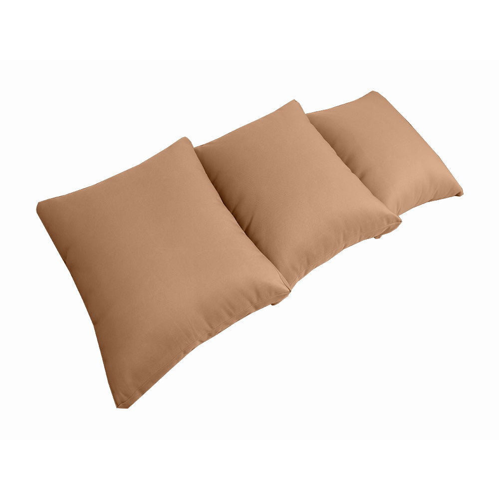 STYLE 3 - Mattress & Pillow Bolster Cushion Cover and Insert for Outdoor Indoor Daybed Porch Swing Bed Crib Size