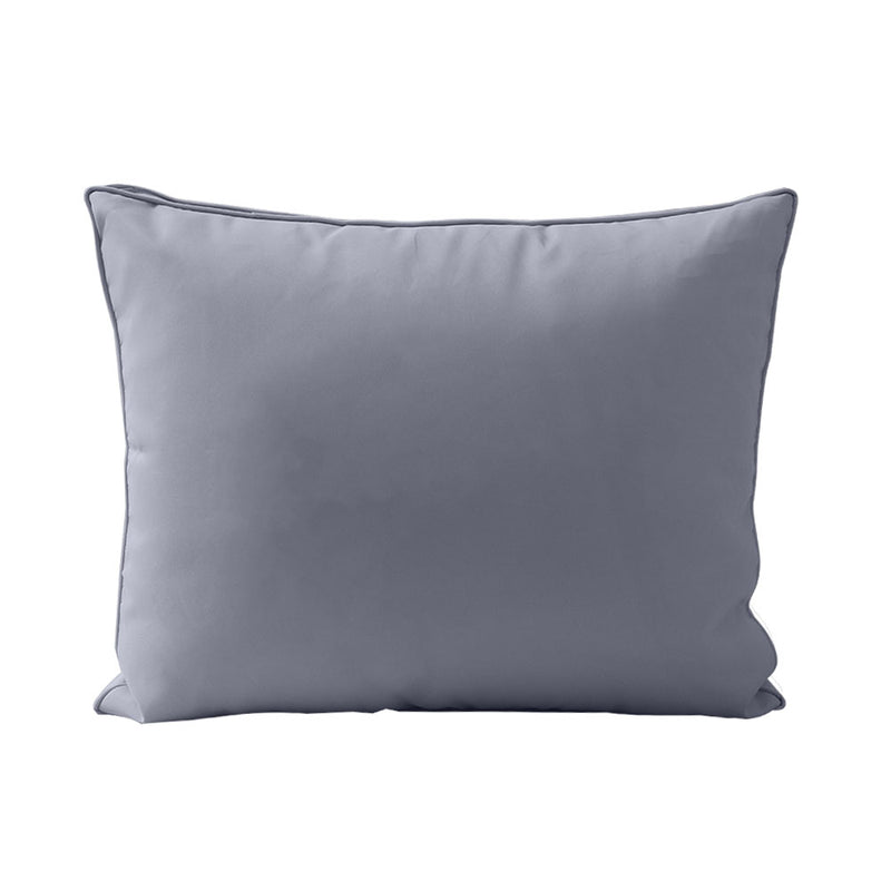 STYLE 3 - Outdoor Daybed Bolster Backrest Pillow Cushion Twin Size |COVERS ONLY|
