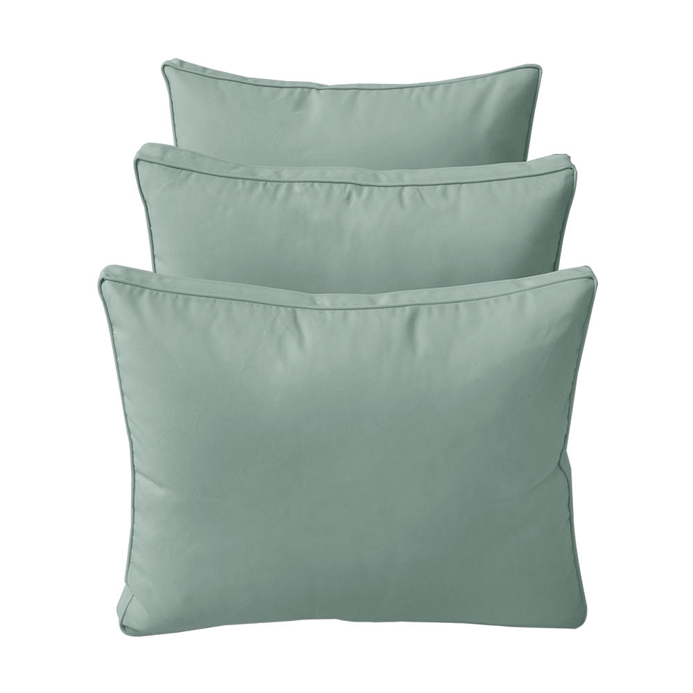 STYLE 3 - Mattress & Pillow Bolster Cushion Cover and Insert for Outdoor Indoor Daybed Porch Swing Bed Twin-XL Size