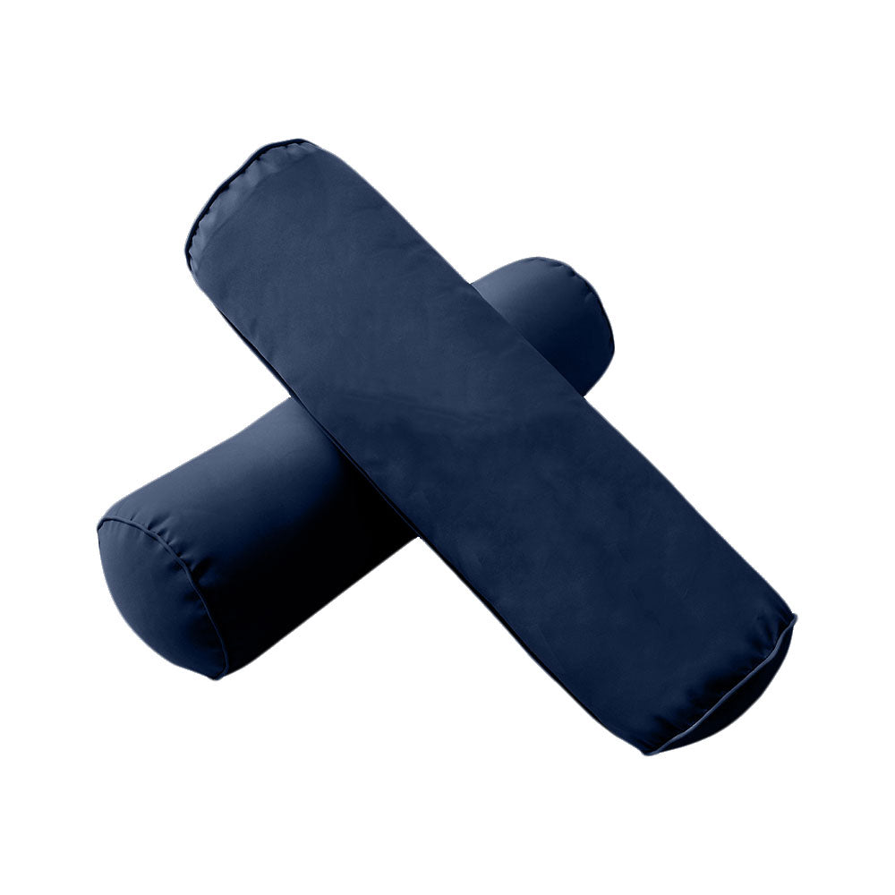 STYLE 3 - Mattress & Pillow Bolster Cushion Cover and Insert for Outdoor Indoor Daybed Porch Swing Bed Twin-XL Size